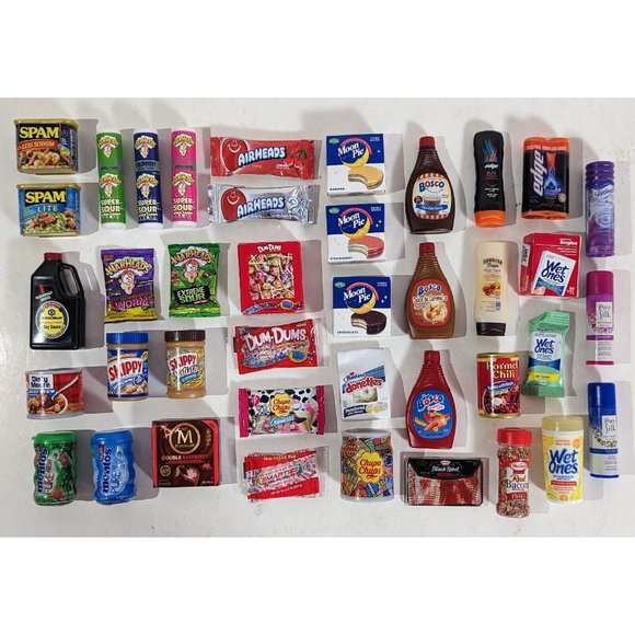 Zuru Other - ZURU MINI BRANDS Mixed Lot of 40 Candy Food Health Beauty Snacks Hostess Mentos